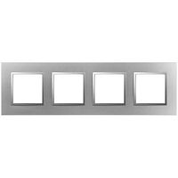 Б0060588 Рамка 4-м Elegance 14-5014-03 Classic алюм. Эра 