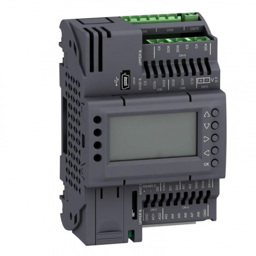 Контроллер Опт ПЛК М172 дисплей 18 I/O 2xModbus SchE TM172ODM18R в г. Санкт-Петербург 