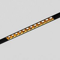 Трековый светодиодный светильник Elektrostandard Slim Magnetic Artas 85103/01 черный/золото a064529 в г. Санкт-Петербург 