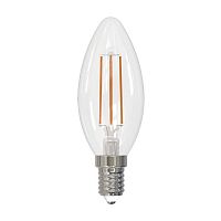 Лампа светодиодная филаментная Volpe E14 5W 3000K прозрачная LED-C35-5W/3000K/E14/CL/SLF UL-00008324 в г. Санкт-Петербург 