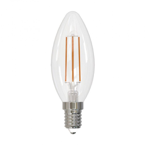 Лампа светодиодная филаментная Volpe E14 6W 3000K прозрачная LED-C35-6W/3000K/E14/CL/SLF UL-00008328 в г. Санкт-Петербург 