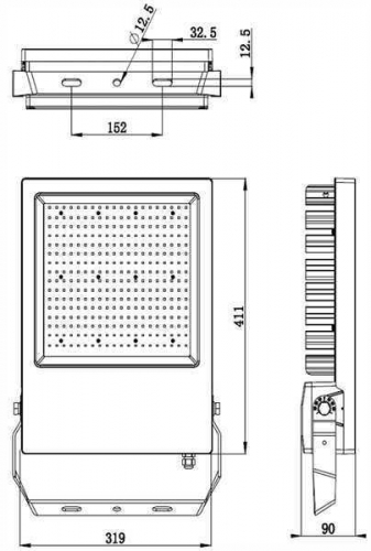 Прожектор светодиодный Deko-Light Atik 300W 4000K 732102 в г. Санкт-Петербург  фото 2