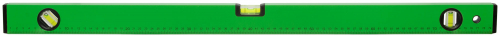 Уровень "Техно", 3 глазка, зеленый корпус, фрезерованная рабочая грань, шкала  800 мм в г. Санкт-Петербург  фото 2