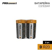Элемент питания солевой D/R20 (уп.2шт) PROCONNECT 30-0050 в г. Санкт-Петербург 