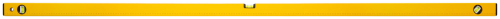 Уровень "Стайл", 3 глазка, желтый усиленный корпус, фрезер. рабочая грань, шкала, Профи 2000 мм в г. Санкт-Петербург 