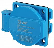 Б0057937 Розетка панельная СП R(PAN)-16-2P-PE-IP54 112 2Р+PЕ 16А 220В IP54 защ. крышка Эра 