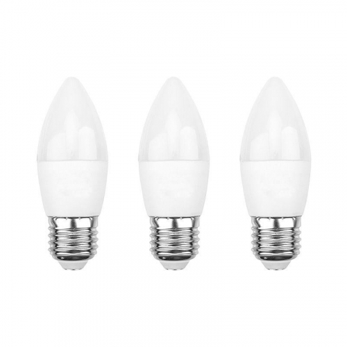 Лампа светодиодная 7.5Вт CN свеча 6500К E27 713лм (уп.3шт) Rexant 604-022-3 в г. Санкт-Петербург 