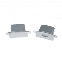 UL-00000620 Набор аксессуаров UFE-N01 SILVER B POLYBAG для алюм. профиля заглушки 4шт пластик серебр. Uniel 