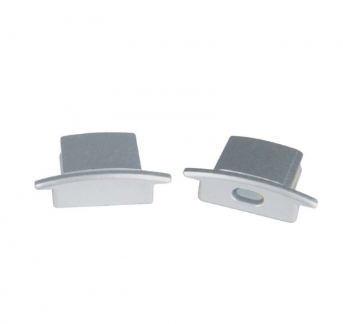 UL-00000620 Набор аксессуаров UFE-N01 SILVER B POLYBAG для алюм. профиля заглушки 4шт пластик серебр. Uniel 