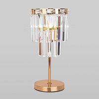 Настольная лампа Eurosvet Elegante 01136/1 золото/прозрачный хрусталь Strotskis в г. Санкт-Петербург 
