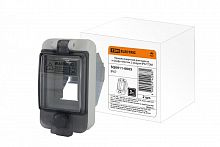 SQ0911-0005 Крышка защитная для выреза в шкафу пластик 2 модуля IP67 TDM