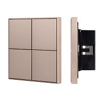 039669 Панель кнопочная KNX-304-23-IN Champagne (BUS Frame) (IP20 металл) INTELLIGENT ARLIGHT 