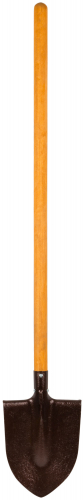 Лопата штыковая, рельсовая сталь Р65 (М76), с деревянным черенком "ПЗИ" 220х280х1420 мм в г. Санкт-Петербург 