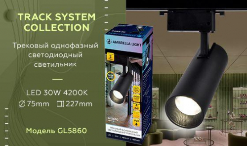 Трековый светодиодный светильник Ambrella light Track System GL5860 в г. Санкт-Петербург  фото 2