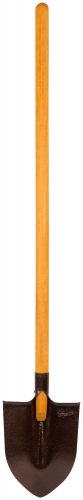 Лопата штыковая, рельсовая сталь Р65 (М76), с деревянным черенком "ПЗИ" 220х280х1420 мм в г. Санкт-Петербург  фото 5