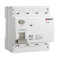 E1046M40300 Выключатель дифференциального тока 4п 40А 300мА тип AC 6кА ВД-100N электромех. PROxima EKF 
