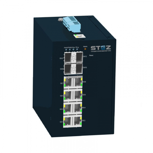 70110005 Коммутатор промышленный STEZ3208G-4GSFP СТЭЗ 