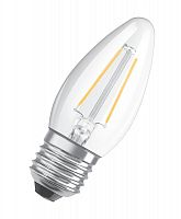 Лампа светодиодная филаментная LED STAR CLASSIC B 60 5W/827 5Вт свеча 2700К тепл. бел. E27 600лм 220-240В прозр. стекло OSRAM 4058075212398 в г. Санкт-Петербург 