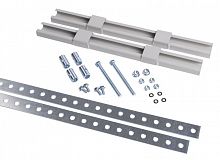 YKK-0-125 Комплект крепления металлокорпуса к столбу монтаж. полосой IEK 