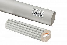 SQ0404-0013 Труба гладкая жесткая ПВХ d 25 (74 м) длина 2 м индивид. штрихкод, серая TDM