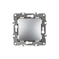 Б0014629 Выключатель 1-кл. СП Эра12 12-1001-03 10А IP20 250В 10AX без монтаж. лапок механизм алюм. Эра 