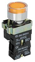 BBT50-BW-K05 Кнопка LAY5-BW3561 1НО с подсветкой желт. KARAT IEK 