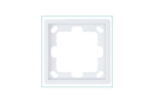 FD1001W Рамка 1-м СП FD бел. глянцевый Jasmart 