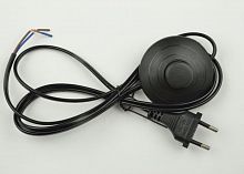 UL-00004435 Шнур сетевой UCX-C20/02A-170 BLACK с вилкой и выкл. (напольный) 2А 500Вт 1.7м черн. Uniel 