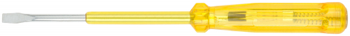 Отвертка индикаторная, желтая ручка, 100-250 В, 190 мм в г. Санкт-Петербург 