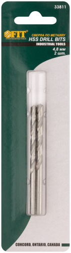 Сверла по металлу HSS полированные в блистере 4.8 мм ( 2 шт.) в г. Санкт-Петербург  фото 3