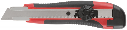 Нож технический "Стронг" 18 мм усиленный, прорезиненный, вращ.прижим в г. Санкт-Петербург 