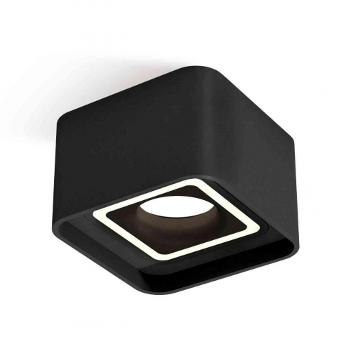Комплект накладного светильника Ambrella light Techno Spot XS7833020 SBK черный песок (C7833, N7716) в г. Санкт-Петербург 