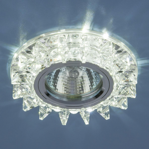 Встраиваемый светильник Elektrostandard 6037 MR16 SL зеркальный/серебро a031519 в г. Санкт-Петербург  фото 2
