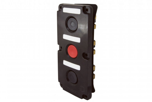 SQ0742-0018 ПКЕ 122-3 У2, красная и две черные кнопки, IP54 TDM