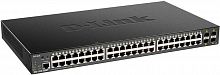 1750558 Коммутатор настраиваемый DGS-1250-52XMP/A1A 48G 4SFP+ 48PoE+ 370Вт D-Link 