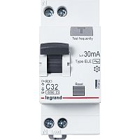 Выключатель автоматический дифференциального тока 2п (1P+N) C 32А 30мА тип AC 6кА RX3 Leg 419402 в г. Санкт-Петербург 