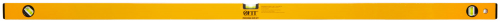 Уровень "Стайл", 3 глазка, желтый усиленный корпус, фрезер. рабочая грань, шкала, Профи 1500 мм в г. Санкт-Петербург  фото 3
