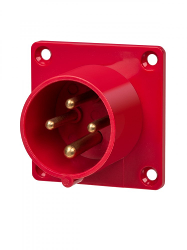 SQ0607-0002 Вилка 614 скрытая 3Р+РЕ 16А 380В IP44 TDM