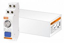 SQ0214-0003 Выключатель кнопочный с индикацией ВКИ-47 зеленый (LED) 2НО;1НЗ AC/DC TDM