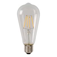 Лампа светодиодная диммируемая Lucide E27 5W 2700K прозрачная 49015/05/60 в г. Санкт-Петербург 