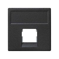 K076-14 Адаптер на 1 RJ45 коннектор SimonConnect AMP (S110; SL110; SLt) Brand-RexRIT 45х45мм графит 
