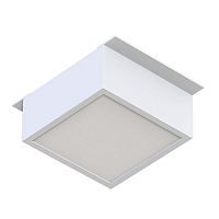 Светильник светодиодный DL-GRIGLIATO-S90x90-12W Warm3000 WH 90 deg 230) IP40 металл Arlight 038332 в г. Санкт-Петербург 