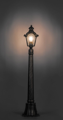 Светильник садово-парковый Feron PL4016 столб четырехгранный 60W E27 230V, черное золото 11399 в г. Санкт-Петербург  фото 2