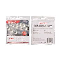 Лента светодиодная 12В SMD2835 19.2Вт/м 240 LED/м 4000К 10мм IP20 (уп.5м) Rexant 141-224 в г. Санкт-Петербург 