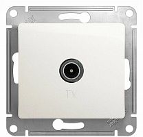 GSL000693 Розетка телевизионная TV Glossa коннектор механизм перламутр SE 