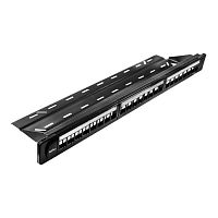 10-0401 Патч-панель модульная для Keystone Jack 19дюйм под 24 модуля UTP 1U SUPRLAN 