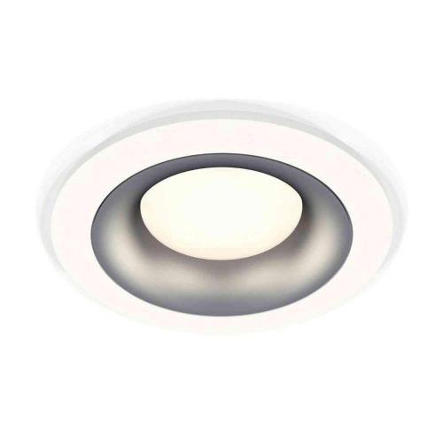 Комплект встраиваемого светильника Ambrella light Techno Spot XC7621004 SWH/MCH белый песок/хром матовый (C7621, N7013) в г. Санкт-Петербург 