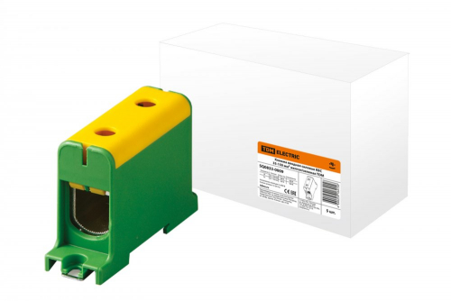 SQ0833-0009 Клемма вводная силовая КВС 35-150 кв.мм. желтая/зеленая TDM