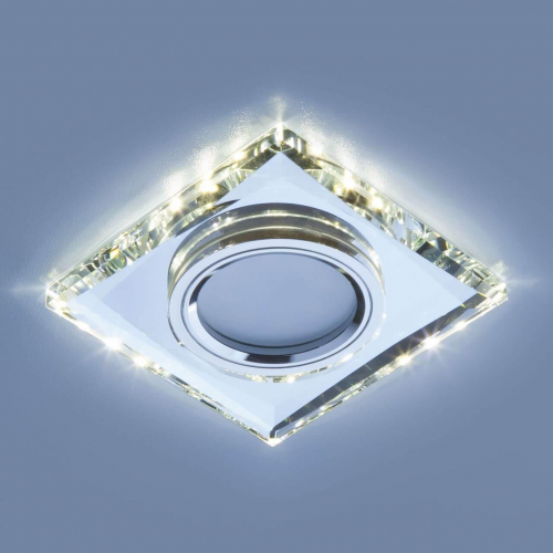Встраиваемый светильник Elektrostandard 2230 MR16 SL зеркальный/серебро a044299 в г. Санкт-Петербург  фото 4