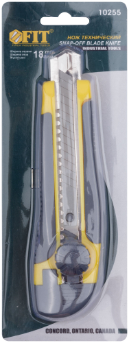 Нож технический 18 мм усиленный прорезиненный, вращ.прижим, лезвие 15 сегментов в г. Санкт-Петербург  фото 3